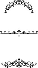 Ornate decorative borders (2)