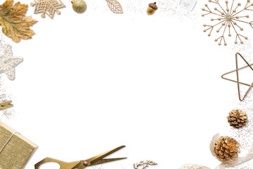 Obraz premium PNG Autumn craft border border, transparent background