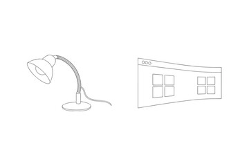 Adjustable desk lamp and computer window adjustable lamp