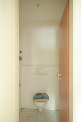 Bathroom with a toilet and a shower