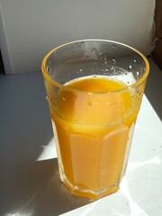 glass of orange juice