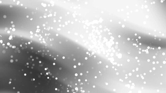 Soft Steel Gradients Elegant gray background animation with shimmering bokeh lights, perfect for adding a touch of magic and sophistication