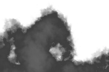 Abstract black  and white  smoky wisps create a dramatic and mysterious atmospheric background with a sense of depth and movement