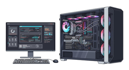 Fototapeta premium PC Hardware and Components