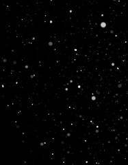 Night sky, scattered stars