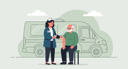 Mobile Vaccination Clinic Provides Easy Access To Essential Healthcare Services