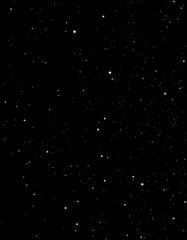 Night sky with scattered stars