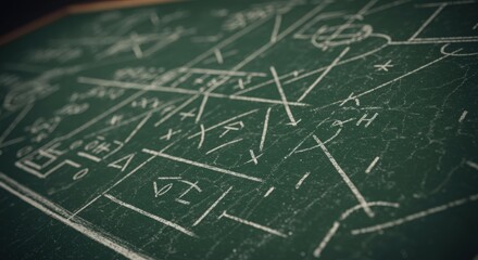 Chalkboard Strategy Game Plan - Abstract Textures