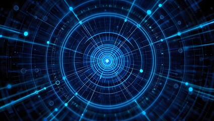 Fototapeta premium Big data technology data science analysis artificial intelligence generative ai deep learning machine learning algorithm neural flow network analytics innovation abstract futuristic. 3d rendering.