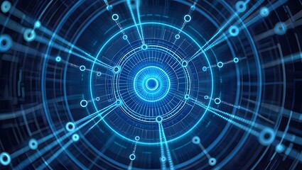 Fototapeta premium Big data technology data science analysis artificial intelligence generative ai deep learning machine learning algorithm neural flow network analytics innovation abstract futuristic. 3d rendering.