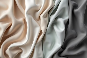 Obraz premium Soft draping fabric in neutral tones
