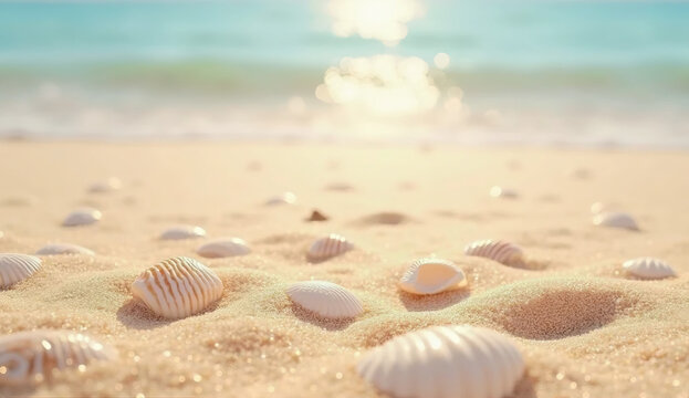 sea shells on the beach