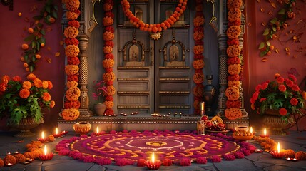 Obraz premium Festivals are vibrant celebrations filled with color, music, dance, and tradition. They bring people together to honor culture, religion, or seasons through joyful gatherings, parades, food