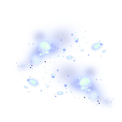 Abstract Pastel Blue Organic Shapes: Ethereal, Dreamlike, and Flowing Design Element.