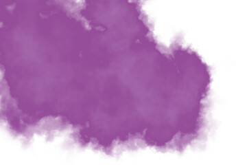 Obraz premium Vibrant purple abstract cloud formation against a stark black background evoking mystery and cosmic energy with soft ethereal edges