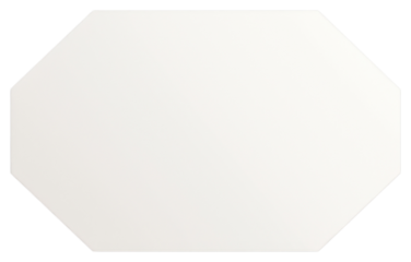 PNG Minimalist octagonal white blank canvas