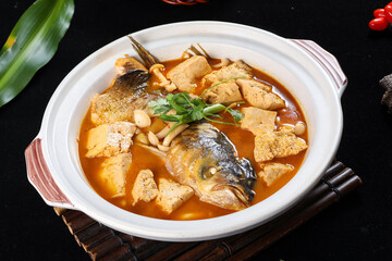 Chinese cuisine, Cantonese cuisine, soul stirring fish head