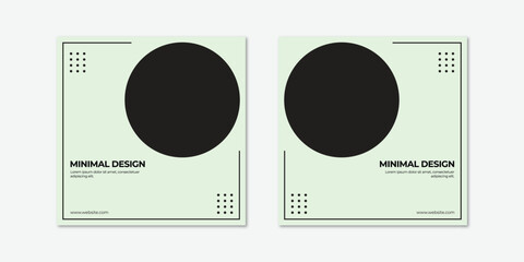 Minimal Social media Post design layout