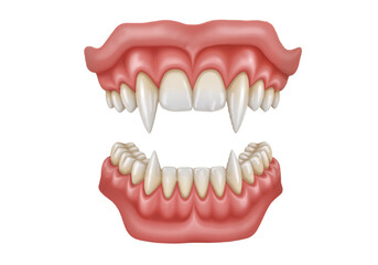 Obraz premium Vampire Fangs – Sharp and Spooky Halloween Detail