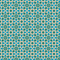 Geometric Floral Pattern Background