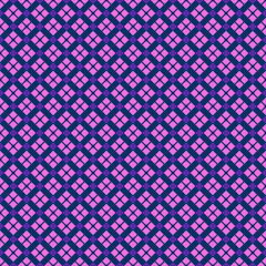 Geometric Pattern in Pink and Blue