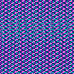 Abstract Geometric Pattern in Pink, Blue, and Purple