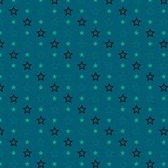 Teal Star Pattern Background