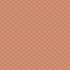 Star Pattern on Coral Background