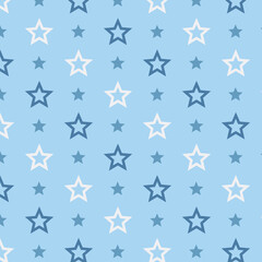 Blue Star Pattern Background