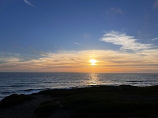 Obraz premium sunset at the beach