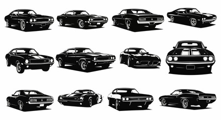 Retro Muscle Car