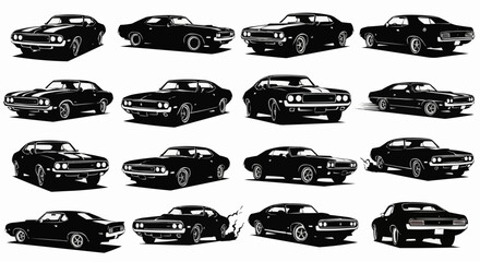 Retro Muscle Car