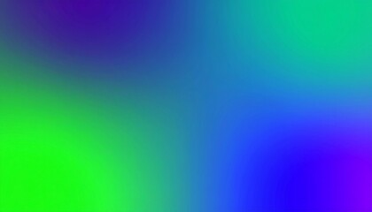 Vibrant Gradient Abstract Blend of Green Blue and Purple Hues.