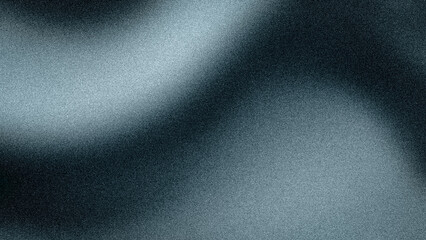 Sleek abstract background with a smooth, grainy texture and dynamic light flares, showcasing cool, deep shades of blue, gray, and dark black