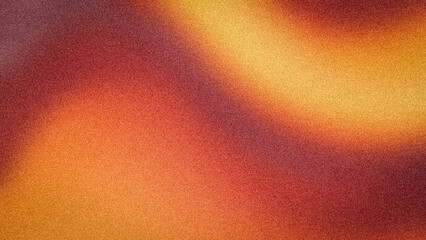 Dynamic abstract background with a grainy texture and smooth gradient, showcasing a beautiful blend of deep red, fiery orange, and golden yellow