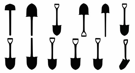 Shovel Vector Set