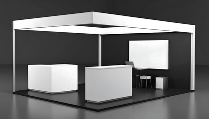Modern exhibition booth design (2)