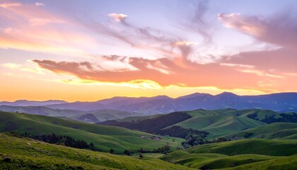 Naklejka premium Sunset