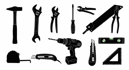 Tool Silhouettes Set
