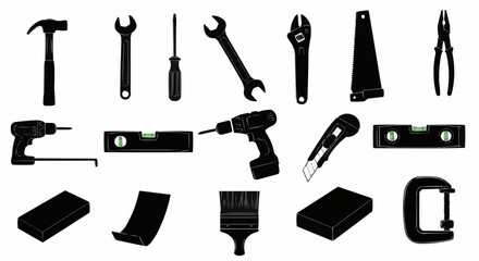 Tool Silhouettes Set