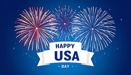 Fireworks greeting card