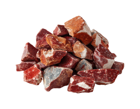 Collecting colorful stones in nature exploration natural environment isolated on transparent background, png