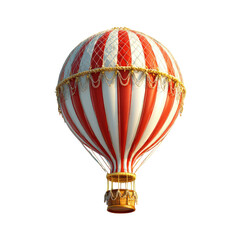 Obraz premium Vintage hot air balloon illustration (7)