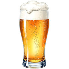Beer mug filled with frothy golden beverage, showcasing bubbles and foam, placed on a wooden table, evoking festive oktoberfest atmosphere and celebration vibes during autumn festivities