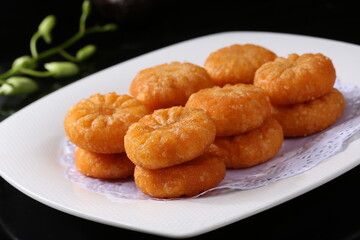 Chinese cuisine, Cantonese cuisine, pumpkin cakes