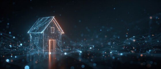 Digital House: Smart Home Technology Concept