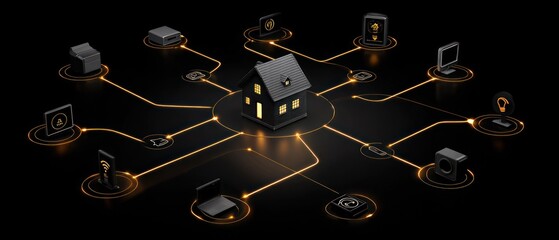Smart Home Network: Interconnected Devices and Automation