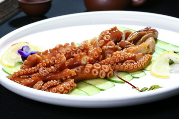 Chinese cuisine, Cantonese cuisine, braised octopus
