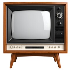 Retro wooden television
