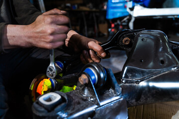 Full Rear Suspension Assembly Process. Drift suspension includes reinforced control arms and...